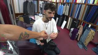 ice poseidon trys to buy a custom purple tailor made suit in Thailand [upl. by Dorothea]