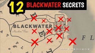 12 Secrets amp Things You Should Find In Blackwater  RDR2 [upl. by Wahs781]