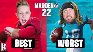 BEST Team vs WORST Challenge in Madden [upl. by Teodoro]