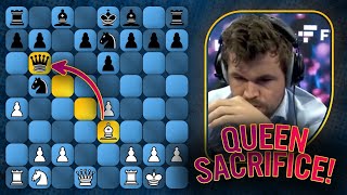 I SACRIFICED QUEEN IN MY GAME AGAINST ANISH GIRI [upl. by Arzed]