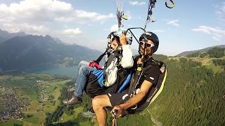 8 Year Old Paragliding Interlaken Switzerland [upl. by Hearn]