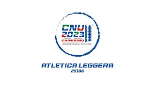 Campionati Nazionali Universitari 2023  Atletica Leggera Fabriano AN [upl. by Carlyle586]