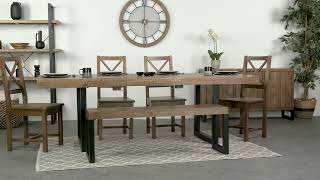 Brooklyn Large Extendable Dining Table [upl. by Couchman]