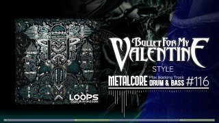 Metalcore Backing Track  Drum And Bass  Bullet For My Valentine Style  180 bpm Jam in D Minor [upl. by Olegnalehcim74]