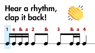 Rhythm Clap Along Level 4 to 5 for BeginnersKids 👂🎵👏 [upl. by Goines]