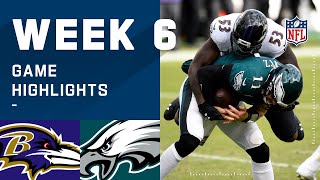 Ravens vs Eagles Week 6 Highlights  NFL 2020 [upl. by Llevol]