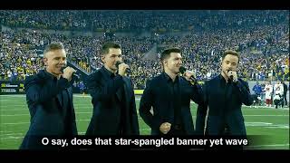 Celtic Thunder Odyssey  The Star Spangled Banner Monday Night Football [upl. by Ikkin]