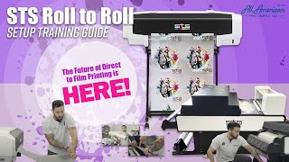 STS VJ628D DTF Roll to Roll Full Setup Training  AA Print Supply [upl. by Rockwell]