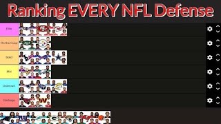 Ranking EVERY NFL Defense [upl. by Rudiger]