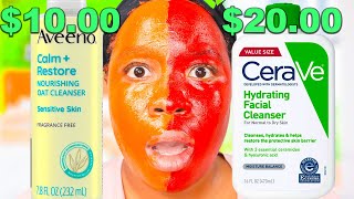 Aveeno Oat Cleanser vs Cerave Hydrating Cleanser 🧖‍♀️ THE BEST HYDRATING CLEANSER [upl. by Barrow]