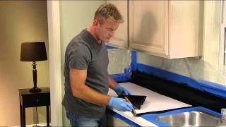 How to Use RustOleum Countertop Transformations [upl. by Kev]