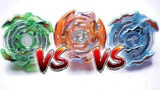 BEYBLADE BURST BATTLE  Blaze Ragnarok VS Rising Ragnarok VS Roktavor R2  EPIC BATTLE ROYAL [upl. by Bobby]