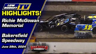 Highlights  Richie McGowan Memorial 2024 at Bakersfield Speedway [upl. by Pentheas151]