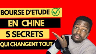 BOURSE DETUDE 20242025 TOTALEMENT FINANCEE PAR LA CHINE CE QUE TU DOIS FAIRE MAINTENANT [upl. by Mond408]