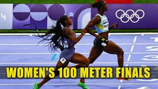 Historic Showdown Womens 100m Final at the 2024 Paris Olympics 🔥 [upl. by Decamp]