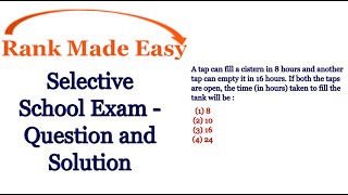 Selective School Exam NSWAustralia  Question and Solution Series Maths amp Thinking Skill [upl. by Lu303]