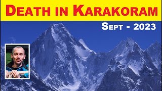 Dmitry Golovchenko falls to death in Karakoram Pakistan while climbing Gasherbrum IV [upl. by Ordnaxela]