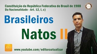 CRFB88  Art 12 I C Constituição da República [upl. by Clarisa]