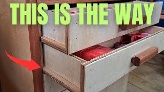 How to make easy workshop drawers no runners no fuss [upl. by Ansev]