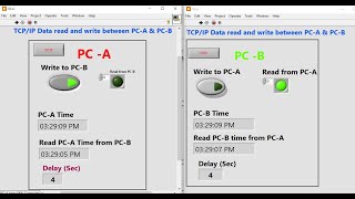 TCP  IP Communication in LabVIEW  Send amp Receive data over TCPIP in LabVIEW  Server amp Client [upl. by Burlie]