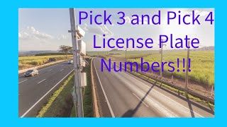 Pick 3 and Pick 4 License Plate Numbers [upl. by Valentia]