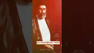 ALI KHAMENEI🗿 NOW VS THEN  iran alikhamenei edits status shorts leader [upl. by Ebbie]