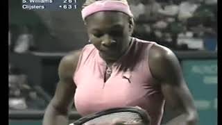 Serena Williams vs Kim Clijsters 2002 Tokyo Highlights [upl. by Muiram]