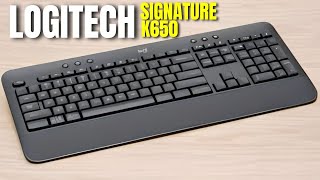 Logitech Signature K650  Best Wireless Keyboard with Wrist Rest  Logitech Keyboard 2024 [upl. by Alleram]