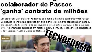 Tecnoforma Relvas e Passos Coelho compinchas e aprendizes [upl. by Auqinahc]