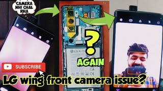 Lg wing front camera not working 😎 100 problem solve😊mustwatch Reset mobile vlog youtube 2500rs [upl. by Marguerite]