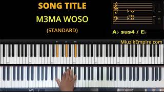 Beautiful Worship song PINDUKULU Mema Woso Gospel Piano Lesson  MiuzikEmpirecom  Ghana Gospel [upl. by Guttery]