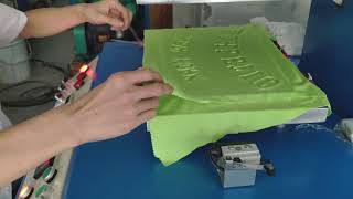 3D Embossing on fabrics [upl. by Sadowski]