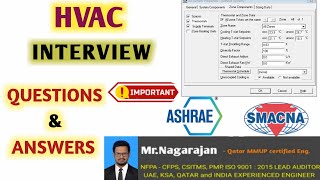 HVAC Important Interview Questions and Answers l Must Watch Video for Job l Gulf Job Questions [upl. by Tolman569]