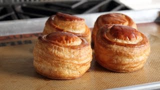 Puff Pastry Shells Vol au Vents  How to Make Puff Pastry Cups for Fillings [upl. by Enaenaj]