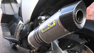 Arrow Exhaust suit Aprilia SRV 850 [upl. by Alyacim273]