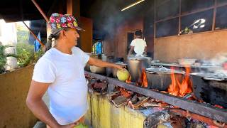 TRADITIONAL Jamaican WOOD FIRE Breakfast in Jamaica 100 Foods to Eat Before You Die 59 [upl. by Miran]