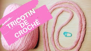 COMO FAZER TRICOTIN DE CROCHÊ [upl. by Muffin243]