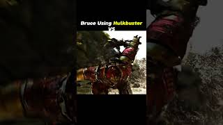 Bruce Using Hulkbuster Vs Tony Stark 😱💀 marvel mcu shorts [upl. by Llevel]