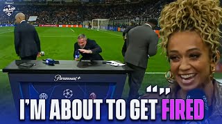 CHAOS Thierry Micah amp Carra cant believe what Kate Abdo said 😂   UCL Today  CBS Sports Golazo [upl. by Older147]