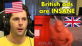 American Reacts to Nostalgic British Adverts [upl. by Ylelhsa]