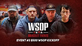 World Series of Poker 2024  Event 3 Final Table  Who Turns 500 into 175578 [upl. by Ailemrac836]