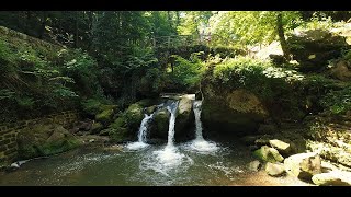 Camping Cascade im Mullerthal Luxemburg mit Schiessentümpel Kallektuf und Heringer Mühle [upl. by Settle796]