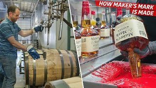 How the Makers Mark Distillery Produces 24 Million Bottles of Bourbon per Year — Dan Does [upl. by Enidaj]