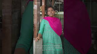 Kanchi Thantha Varam by Taneira  Our Master Weaver Keertana [upl. by Asenaj]