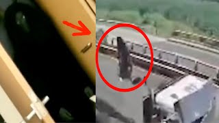 12 PINAKA NAKAKATAKOT NA VIDEO SA DARKWEB Black Lady sa ibabaw ng Truck sapul sa CCTV [upl. by Thorwald]