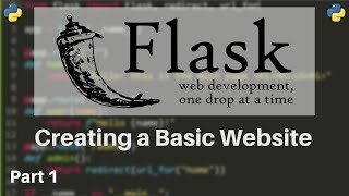 Flask Tutorial 1  How to Make Websites with Python [upl. by Ameyn213]