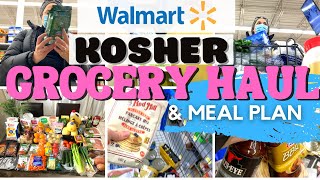 KOSHER WALMART GROCERY HAUL AND MEAL PLAN  WHAT WE EAT IN A WEEK ORTHODOX FAMILY  FRUM IT UP [upl. by Terpstra]