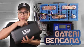 DIY Bateri Solar BencanaBackup siap solar panel sekali [upl. by Kreda]