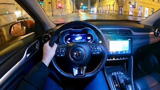 MG ZS 2022  NIGHT POV test drive 111 HP petrol Luxury [upl. by Kir]