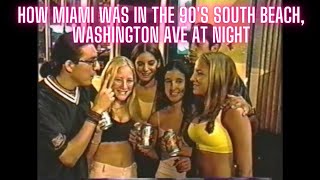 How Miami was in the 90s South Beach Washington Ave at Night ©Copyright material use is prohibited [upl. by Krebs]